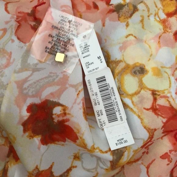 NEW💖Antonio Melani Top M - Brand New, Pop of Color - Picture 8 of 14